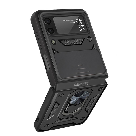 Etui do Samsung Galaxy Z Flip3 5G - NOX Camera Slide - Black