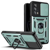 Etui do Motorola Edge 20 Pro - NOX Camera Slide - Green