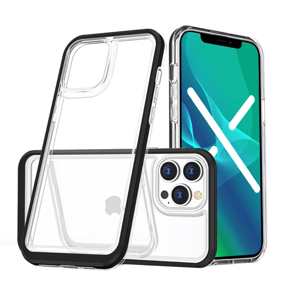 Etui ERBORD do iPhone 13 Pro, Hybrid Frame, Black