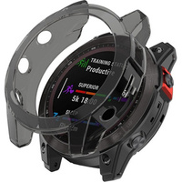 Etui TPU Frame do Garmin Fenix 7x, Transparent Black