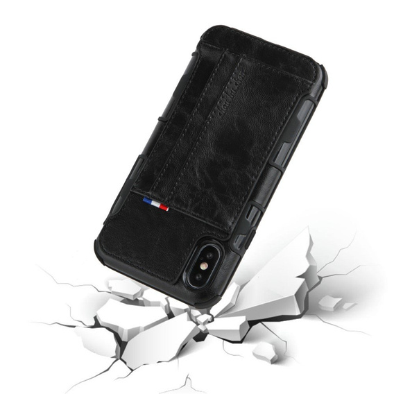 Etui Two Cards Hybrid Case iPhone XS Max 6.5 - Black