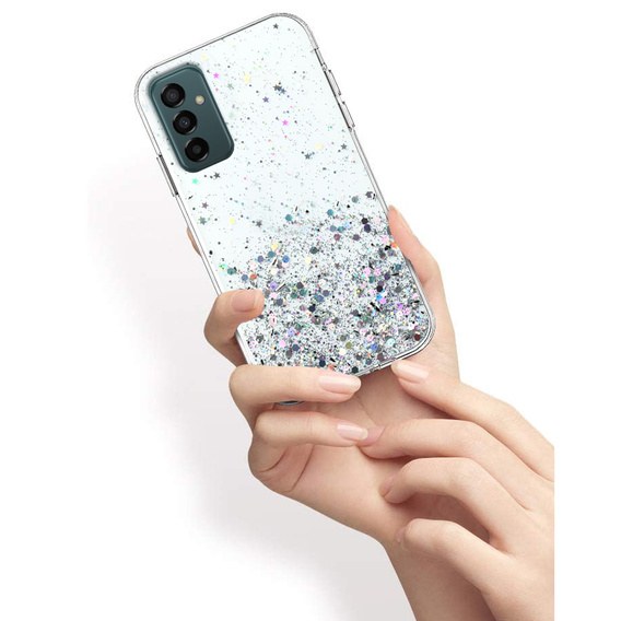 Etui do Samsung Galaxy M23 5G / M13, Glittery, przezroczyste