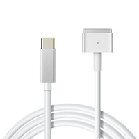 Kabel ładujący USB Type-C do MagSafe 2 (Kształt T) do MacBook Pro / Air, Srebrny