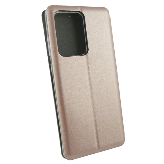 Etui z klapką do Samsung Galaxy S20 Ultra, Flexi Book Elegance, różowe