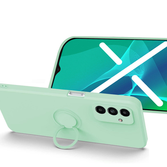 Etui Smooth Ring do Samsung Galaxy A04S / A13 5G, Light Green