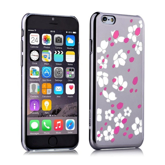 Etui COMMA Bloom Hard Case iPhone 6 6s 4.7 - Czarny