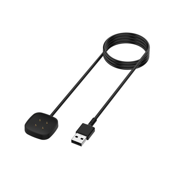 Kabel USB/ładowarka do Fitbit Versa 3 / Sense, Black