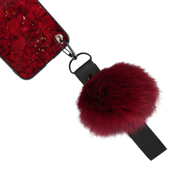 Etui Epoxy Gold Xiaomi Mi 8 Lite - Red