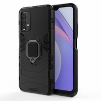 Etui do Xiaomi Redmi 9T / Poco M3, Kickstand Ring, czarne