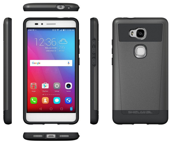 SHTLⓇ Etui Dual Shell Huawei Honor 5X - Grey