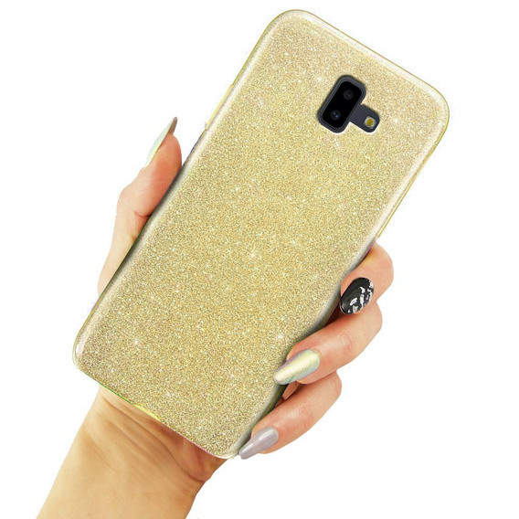 Etui Glitter Case do Samsung Galaxy J6+ Plus, Gold