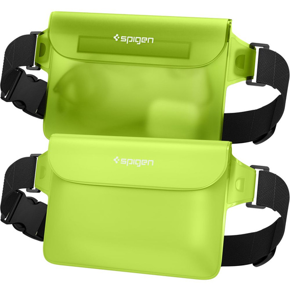 2x SPIGEN A620 Uniwersalna Wodoodporna Saszetka Waist Bag, Zielone