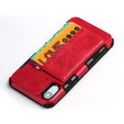 Etui Two Cards Hybrid Case iPhone XR 6.1 - Red