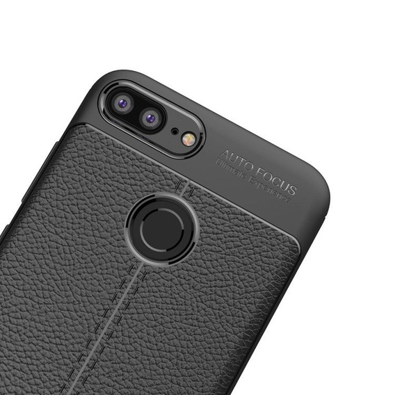 Etui Football Grain TPU Case Huawei Honor 9 Lite - Black