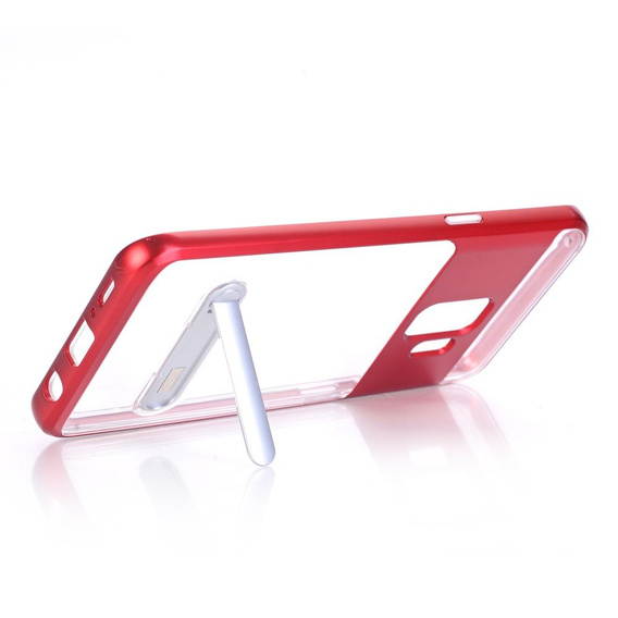 Etui Hybrid Stand Samsung Galaxy S9 - czerwona ramka