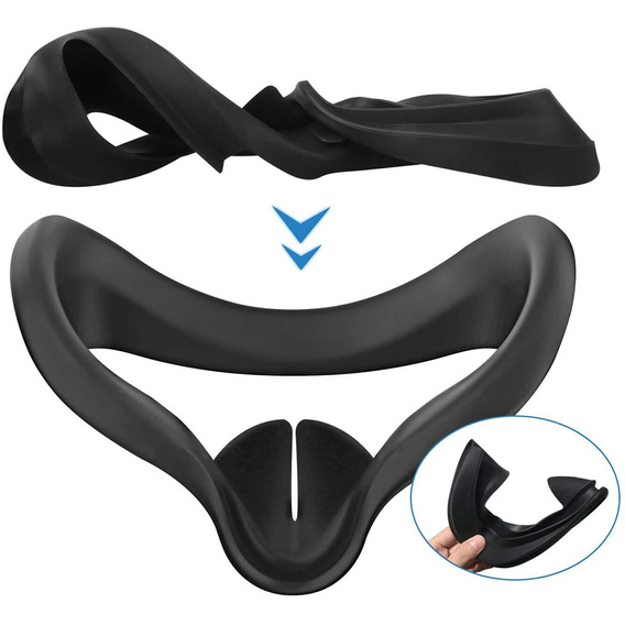 Etui Silikonowe na twarz do Oculus Quest 2, Black