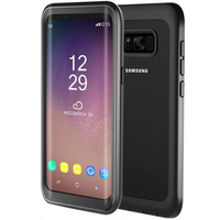 Etui do Samsung Galaxy S8, Shockproof, z folią, czarne