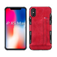 Etui Two Cards Hybrid Case iPhone XS Max 6.5 - Red