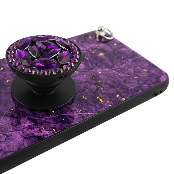 Etui Epoxy Gold iPhone 7/8/SE 2020/SE 2022 - Purple