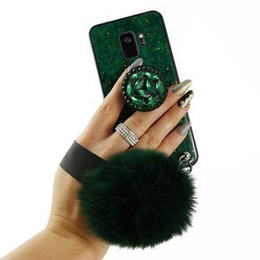 Etui Epoxy Gold Samsung Galaxy S9 - Green