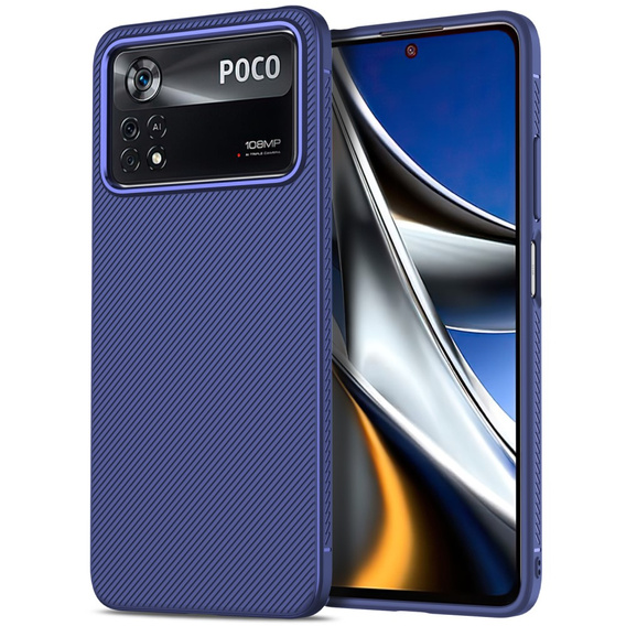 Etui Twill do Xiaomi Poco X4 Pro 5G - Blue