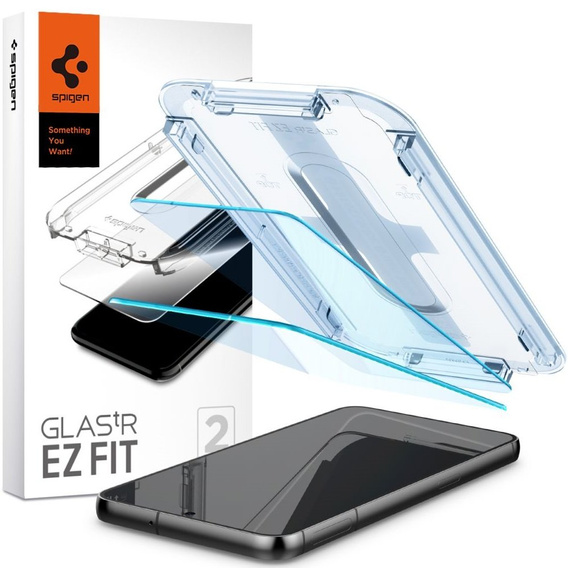 SPIGEN Szkło Hartowane do Samsung Galaxy S23+ Plus, Glas.TR EZ Fit (2 sztuki)