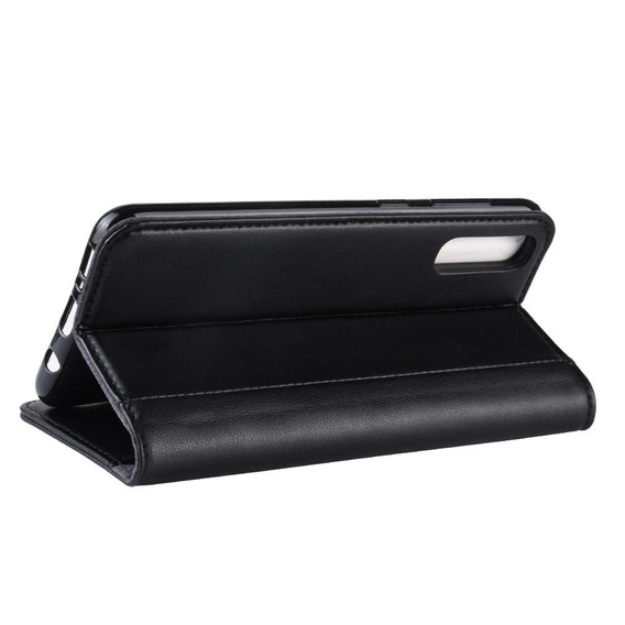 Etui z klapką do Samsung Galaxy A50 / A30s, Leather Flexi Book, czarne