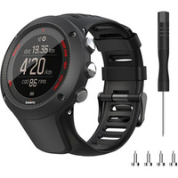 Pasek Silikonowy do Suunto Ambit 1/2/3/2S/2R/3P/3S/3R, Czarny