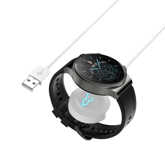 Kabel USB / Ładowarka do Huawei Watch D/GT Runner/GT2 Pro, White