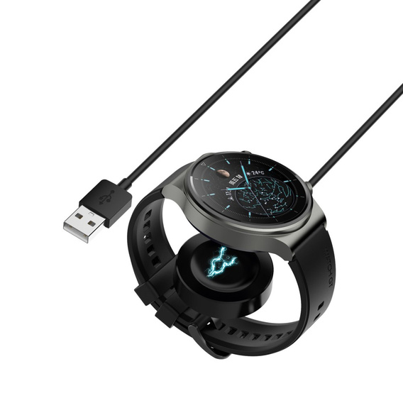 Kabel USB / Ładowarka do Huawei Watch D/GT Runner/GT2 Pro, Black