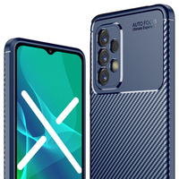 Etui do Samsung Galaxy A13 4G - CARBON FIBER - Blue