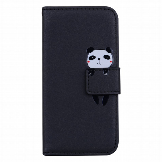 Etui Wallet do Motorola Moto G10/G20/G30, Panda, Black