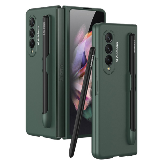 Etui GKK Shockproof do Samsung Galaxy Z Fold3 5G, with Pen Slot, Dark Green