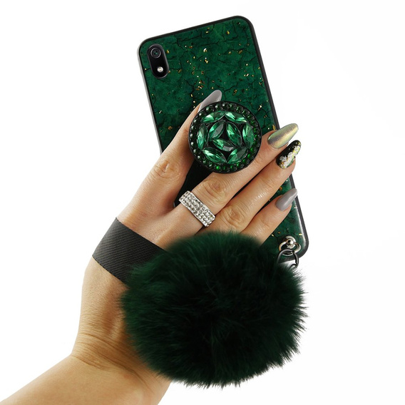 Etui Epoxy Gold Xiaomi Redmi 7A - Green