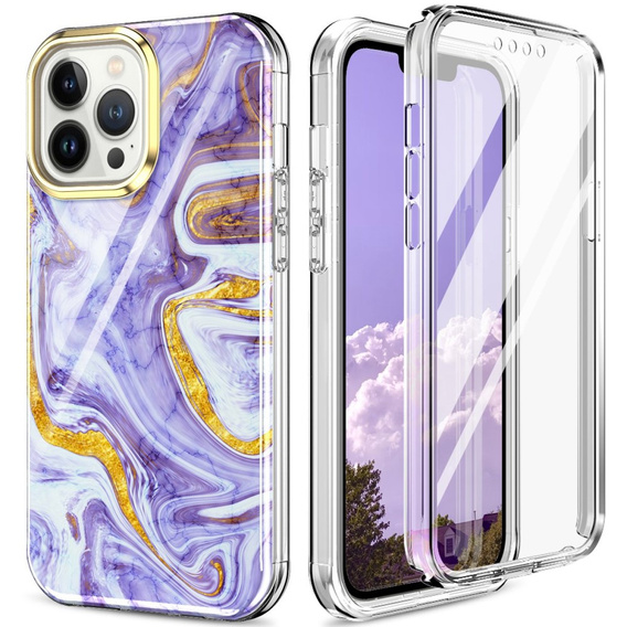 Etui z folią Soft Case do iPhone 14 Pro Max, Purple