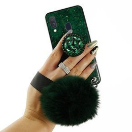 Etui Epoxy Gold Samsung Galaxy A20E - Green