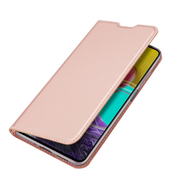 Etui Dux Ducis do Samsung Galaxy M53 5G, Skinpro, różowe rose gold