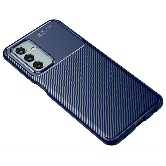 Etui do Samsung Galaxy M23 - CARBON FIBER - Blue