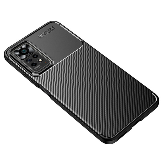 Etui do Xiaomi Redmi Note 11 Pro 4G / 5G - CARBON FIBER - Black