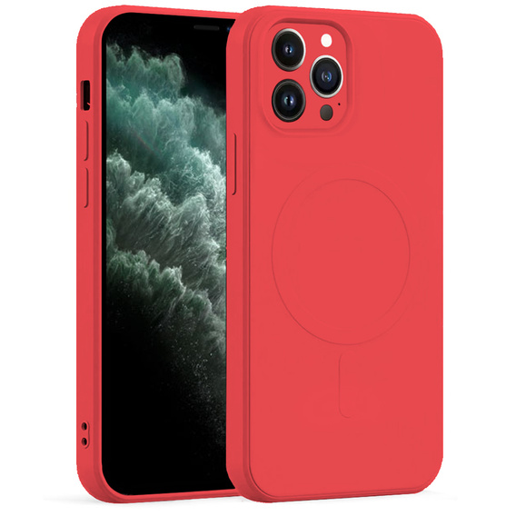 Etui Silicone Mag Cover do iPhone 11 Pro, Red