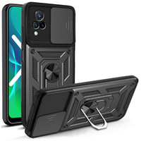 Etui do Vivo V21 5G - NOX Camera Slide - Black