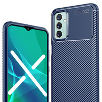 Etui do Samsung Galaxy M23 - CARBON FIBER - Blue