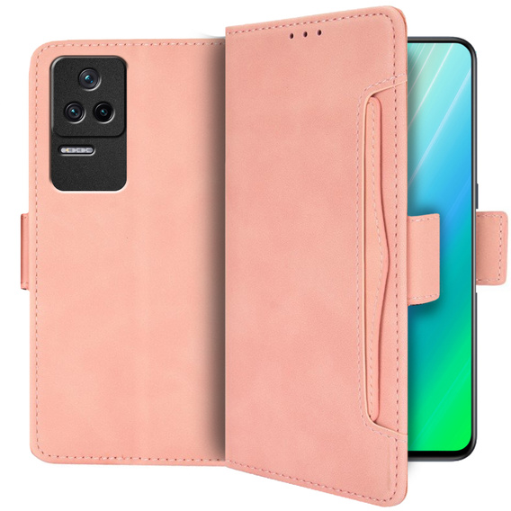 Etui Wallet do Xiaomi Poco F4 5G, Pink