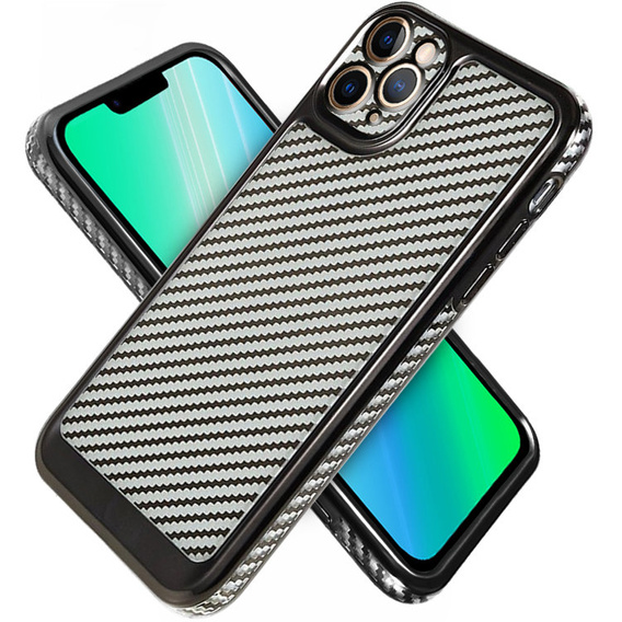 Etui do iPhone 12 Pro Max Carbon Slim Case Obudowa, Czarne