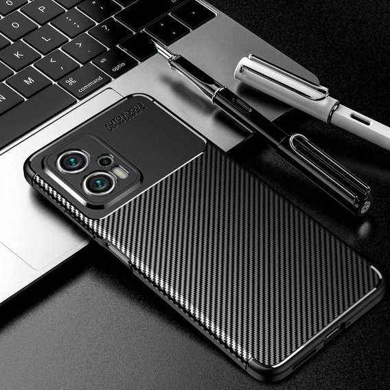 Etui do Xiaomi Poco X4 GT 5G - CARBON FIBER - Black