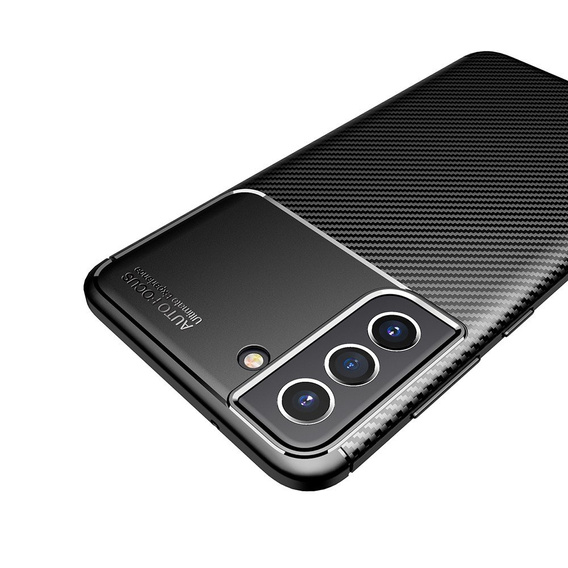 Etui do Samsung Galaxy S21 FE - CARBON FIBER - Black