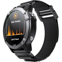 Pasek Nylonowy do Garmin Fenix 5X/6X/7X, Czarny