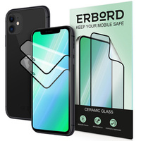 2x Szkło Hybrydowe Ceramic ERBORD do iPhone X/XS/11 Pro