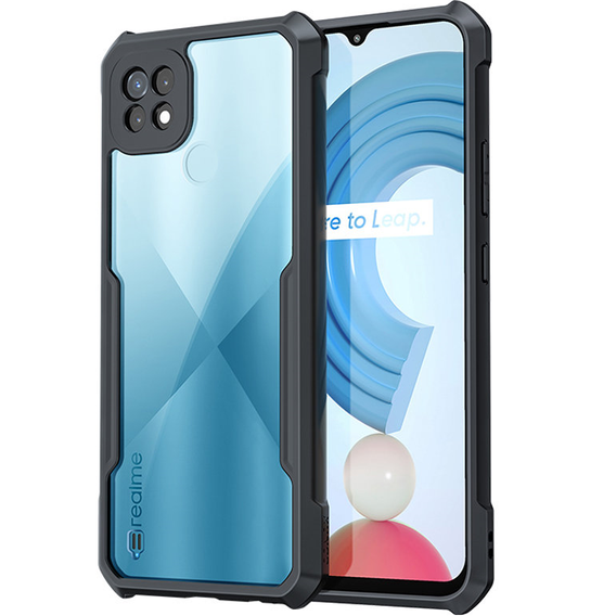 Etui do Realme C21, AntiDrop Hybrid, czarne