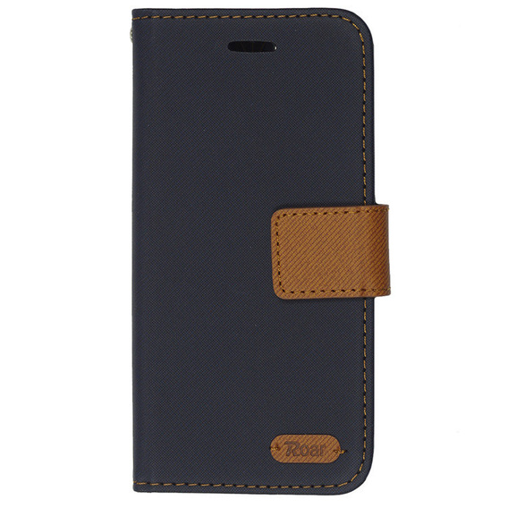 ROAR KOREA Etui Simply Life Diary iPhone 8/7 4.7 - Dark Blue